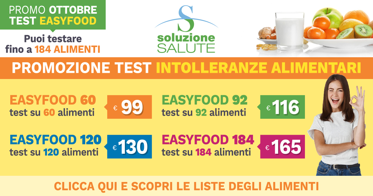 PROMO - Test Intolleranze Alimentari - Soluzione Salute